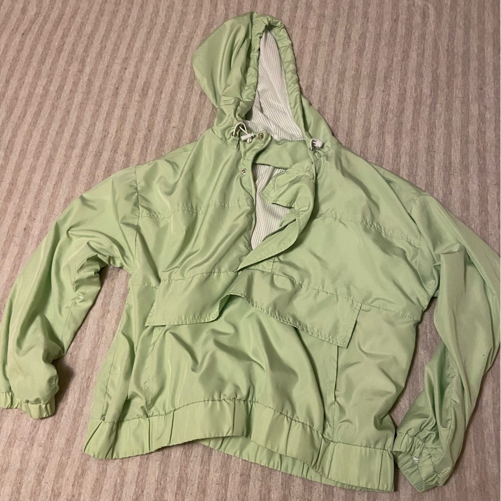 Crop top rain jacket